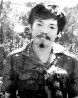 The author, 1st Lieutenant Khue, in An Loc in 1972